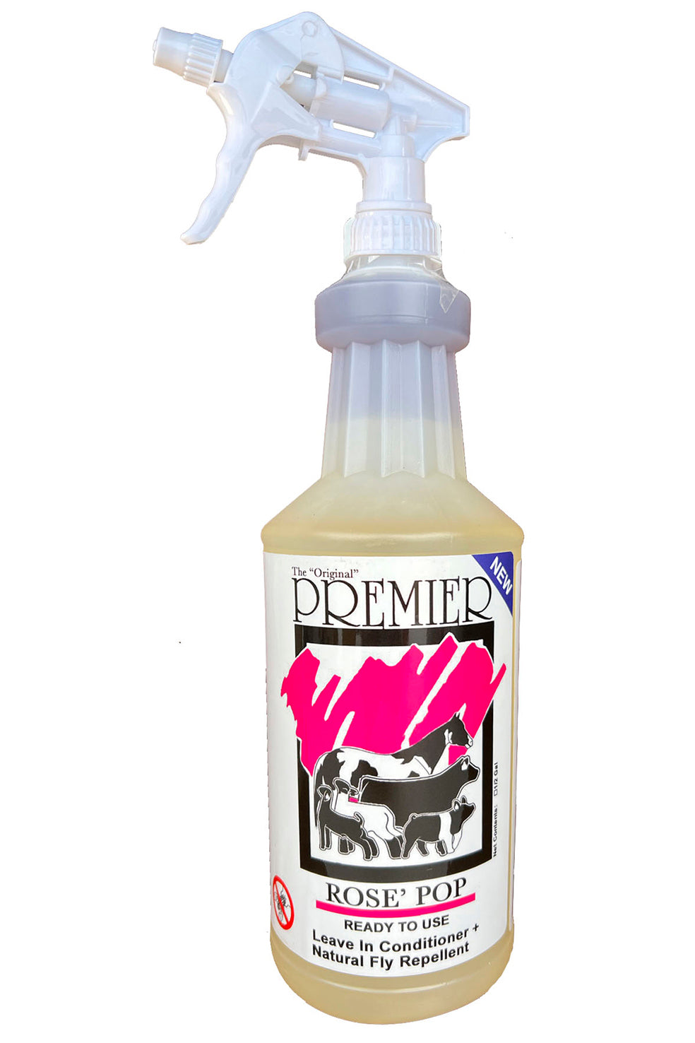 NEW Rose Pop Conditioner/Fly Repellent 1 Quart Ready to Use